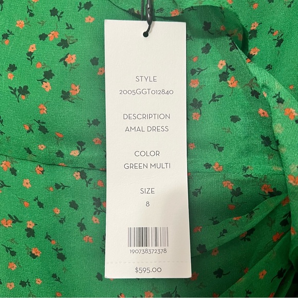 Veronica Beard Green Ruffle Dress - Picture 4 of 7